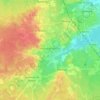 Moulis-en-Médoc topographic map, elevation, terrain