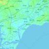 吴川市 topographic map, elevation, terrain