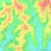 Bacevac topographic map, elevation, terrain