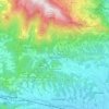 Palazzago topographic map, elevation, terrain