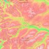 Skjåk topographic map, elevation, terrain