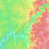 Nannup topographic map, elevation, terrain