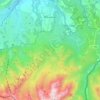 Murzasichle topographic map, elevation, terrain