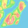 Reinøya topographic map, elevation, terrain