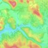 Milhac topographic map, elevation, terrain