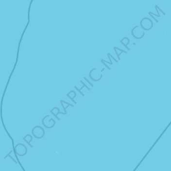 Îles Chesterfield topographic map, elevation, terrain