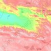 Dulan County topographic map, elevation, terrain