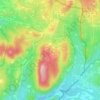 Faucon topographic map, elevation, terrain