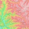 Bhuntar topographic map, elevation, terrain