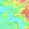 Voncq topographic map, elevation, terrain