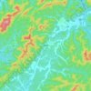 官港镇 topographic map, elevation, terrain