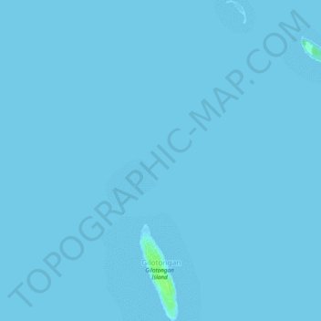Gilotongan topographic map, elevation, terrain