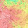 Bijie topographic map, elevation, terrain
