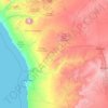 Erongo Region topographic map, elevation, terrain