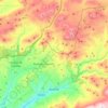 Quéntar topographic map, elevation, terrain