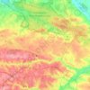 gmina Niemce topographic map, elevation, terrain