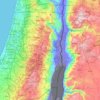 Area C topographic map, elevation, terrain