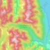 Nimpkish Lake Provincial Park topographic map, elevation, terrain