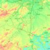 良庆区 topographic map, elevation, terrain