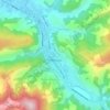 Ivanjica topographic map, elevation, terrain