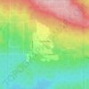 Town of Swan Hills topographic map, elevation, terrain