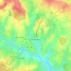 Vausseroux topographic map, elevation, terrain