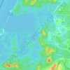 Poyan Reservoir topographic map, elevation, terrain