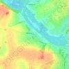 Biaches topographic map, elevation, terrain