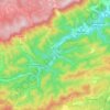 Riols topographic map, elevation, terrain
