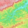 Riols topographic map, elevation, terrain