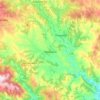 Pranjani topographic map, elevation, terrain