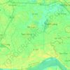 Yên Lạc District topographic map, elevation, terrain