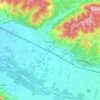 Villelaure topographic map, elevation, terrain