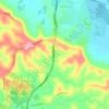 Mcleods Shoot topographic map, elevation, terrain