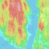 Svelvik topographic map, elevation, terrain
