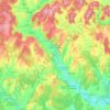 Champlitte topographic map, elevation, terrain