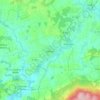 Mauron topographic map, elevation, terrain