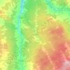 Saint-René topographic map, elevation, terrain