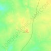 Aousserd topographic map, elevation, terrain