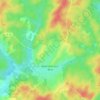 Badménil-aux-Bois topographic map, elevation, terrain