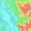 Loupiac topographic map, elevation, terrain