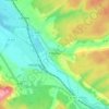 Portieux topographic map, elevation, terrain