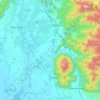 Kampar topographic map, elevation, terrain
