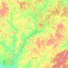 多宝山镇 topographic map, elevation, terrain