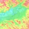 Albi topographic map, elevation, terrain