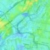 Alexandra Canal topographic map, elevation, terrain