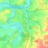 Jarny topographic map, elevation, terrain