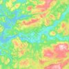 Overhalla topographic map, elevation, terrain