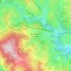 Saint-Marcel-d'Urfé topographic map, elevation, terrain