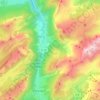 Le Petit-Bornand-les-Glières topographic map, elevation, terrain